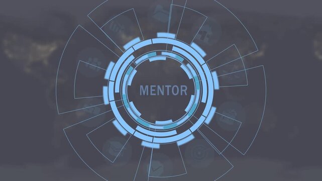 Mentoring concept. Mentoring with mentor advice, support and motivation. 3d illustration, 4k isolated on transparent background.