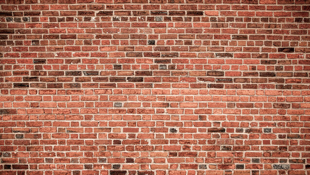 Bricks masonry wall texture. Vintage bricks brickwall pattern background. Rustic bricks surface wall texture. Classic bricks mortar structure.