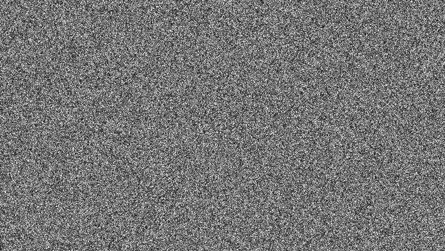 Noise dot grain background, television signal glitch. Digital noise pixels vector backdrop. Analog signal loss fail, broken TV or monitor screen problem monochrome noise effect background