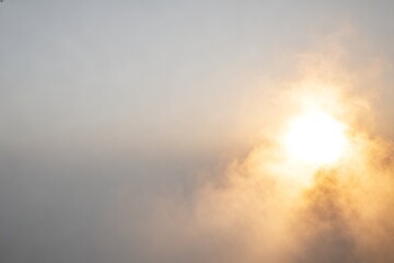 Fototapeta premium Sunset sky with clouds