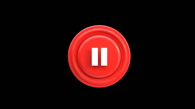 3D Start Button | Alpha Channel
