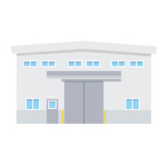 工場の建物イラスト