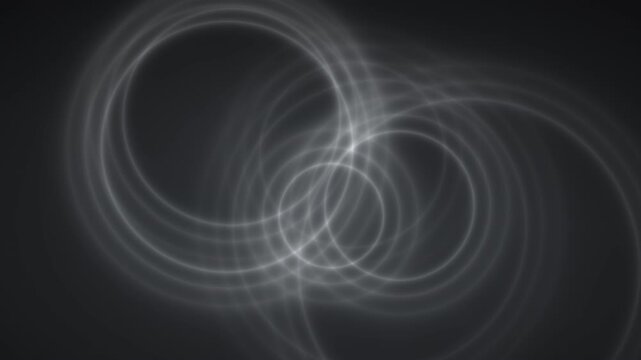 Rings and waves pulse and overlap in darkness