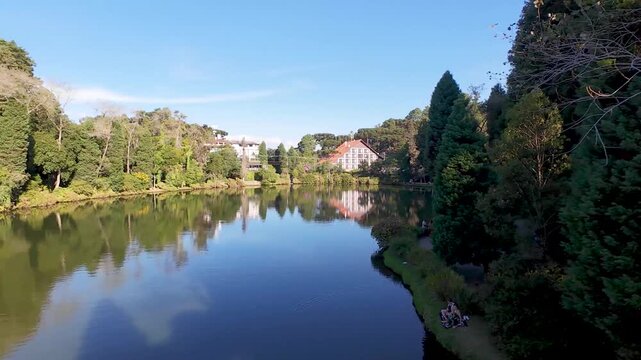 Black Lake in the city of Gramado.