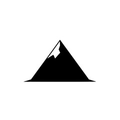 Fototapeta premium mountain peak icon isolated on white background