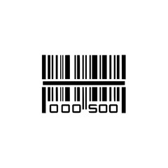 Obraz premium barcode scan icon isolated on white background