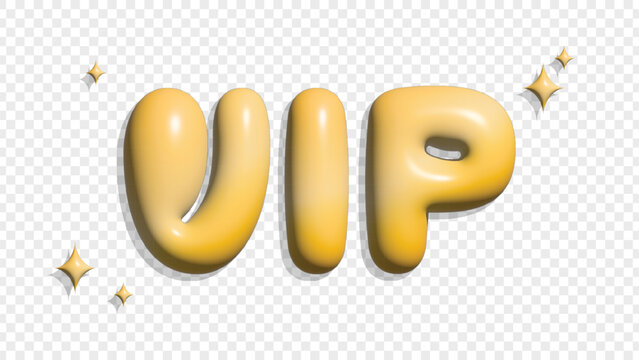 3D balloon typography