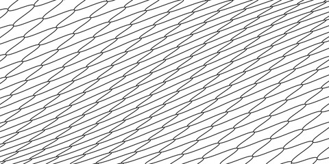 Mesh texture for fishing nets. Seamless pattern for sportswear or soccer goal, volleyball net, basketball hoop, hockey, athletics. Abstract net background for sports © Farrohah
