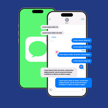apple imessage interface mockup on iphone 17 pro max with ios 26 showing messages app layout text conversation bubbles and keyboard ui for modern appl 5.	