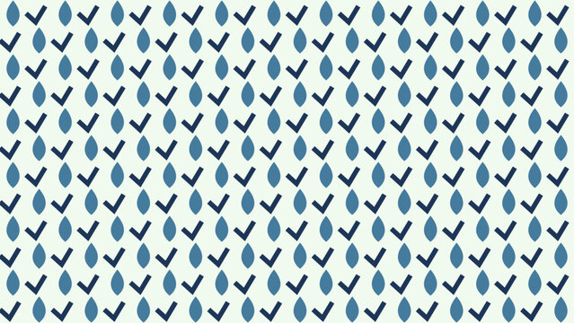 Abstract Geometric Blue Pattern on White Background vector background