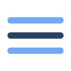 Fototapeta premium Vector of Hamburger Menu Icon For UI_Outline Color Icon