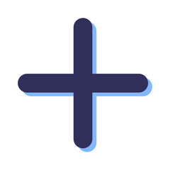 Obraz premium Add Create New Plus Sign Icon_Filled Line Icon