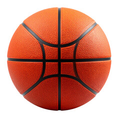 Basketball full details isolated on transparent or white background