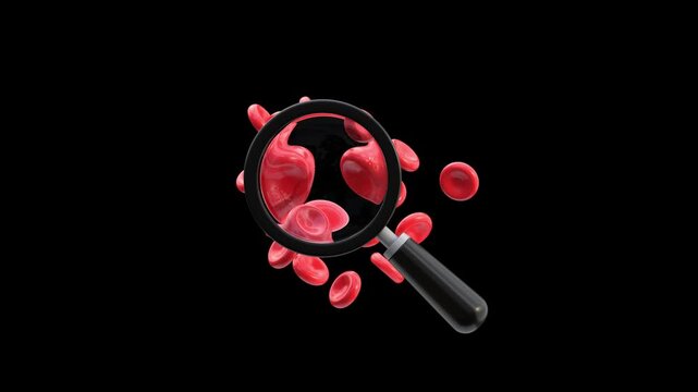3D Blood Cells | Alpha Channel