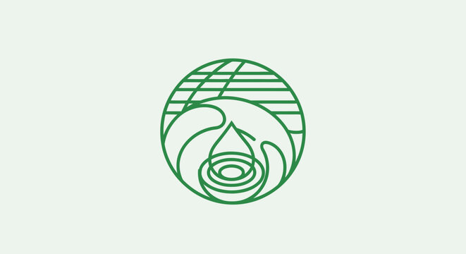 Green logo illustration of gsk on a light background