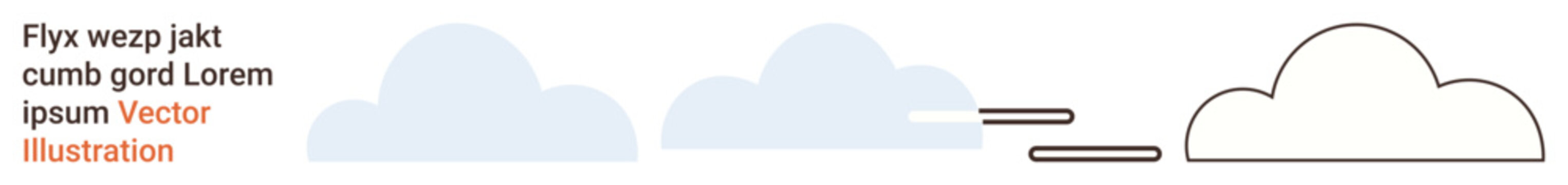 Weather visualization, design tools, creative workflow, illustration process, cloud concepts, minimal . Progression of solid clouds to outlined form. Weather visualization and design tools concept