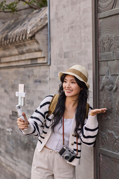 Young woman discovers the magic of Beijing