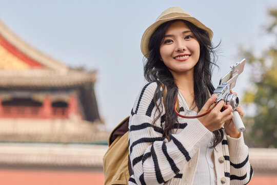 Young woman discovers the magic of Beijing