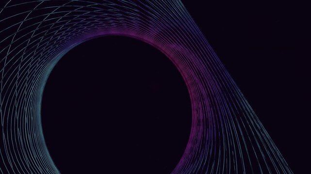 Hypnotic topological surface undergoing continuous spatial inversion. A glowing crimson mathematical wireframe folds inside out in a seamless 4K loop. Perfect for science and tech visualization.