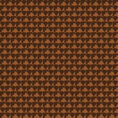 Fototapeta premium Repeated Firearm Pattern in Brown Tones vector background