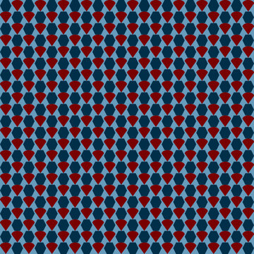 Geometric Hexagon and Triangle Pattern Background vector background
