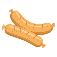 Meat products and sausages vector illustration set perfect for food market design butcher branding packaging label or culinary artwork themes © Nass Studio