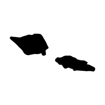  Samoa map outline Black and White Stock Photos & Images