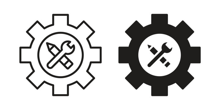 Business development icon symbol, logo illustration. Vector graphics web design.