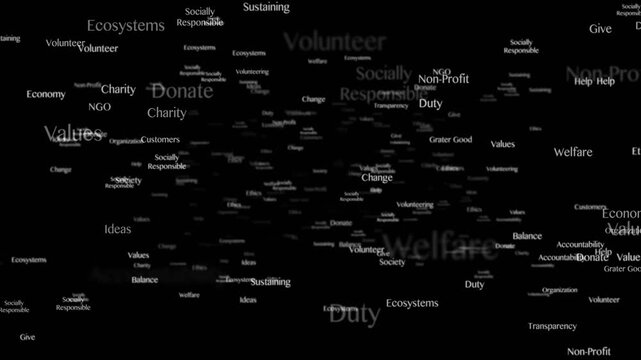 SOCIALLY RESPONSIBLE Keywords Animation, Background, Loop
