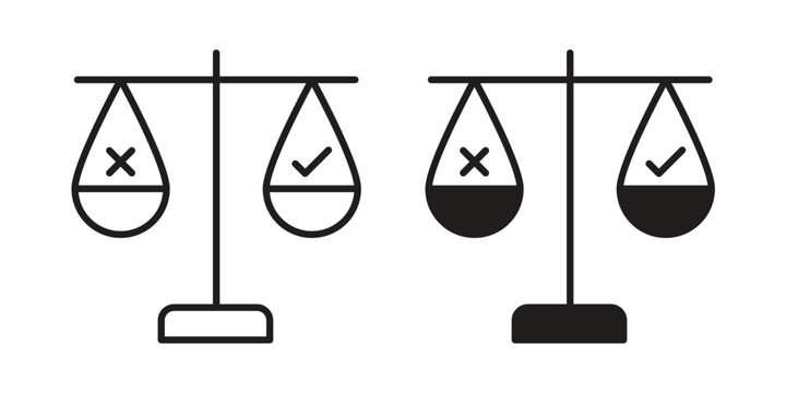 Ethics icon symbol, logo illustration. Vector graphics web design.