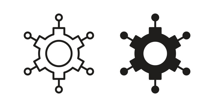 Frameworks icon symbol, logo illustration. Vector graphics web design.