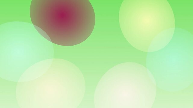 Vibrant bubbles float gently through clear green water in a serene motion