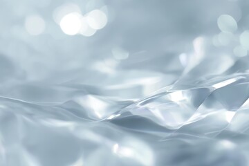 Fototapeta premium clean abstract white light background with soft caustic reflections crystal water aesthetic