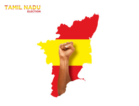 Vote for Tamil Nadu TVK, Tamil nadu election 2026, Tamilaga Vettri Kazhagam (TVK) is a regional party in Tamil Nadu and Puducherry, Power of voting, Tamilnadu Map.