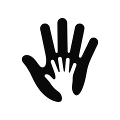 Obraz premium Black of a hand making a thumbs up gesture positive