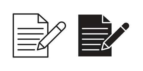 Notepad icon logo concept on white background. Suitable for use on web apps © nancy
