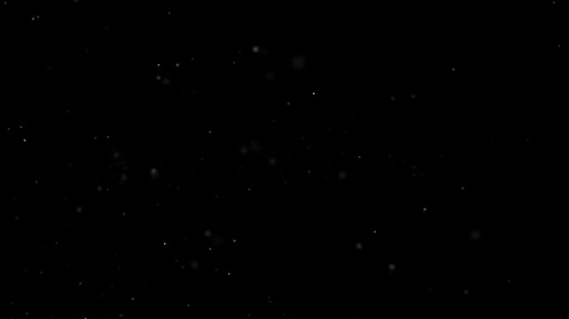 A captivating animated sequence dramatically reveals the empowering phrase "Power Will Rise" in crisp white typography, dynamically formed by an elegant, brilliant, sparkling light blue particle trail