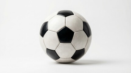 Fototapeta premium Soccer ball on white background