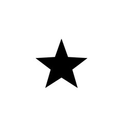 Obraz premium Black star shape symbol icon.