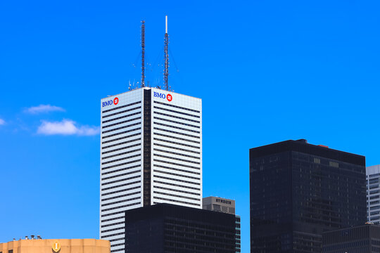First Canadian Place BMO bank skyscraper dominating Toronto financial district skyline