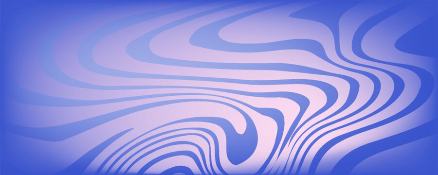 Abstract background pattern with colorful waves. Psychedelic groovy trippy y2k retro seamless pattern in blue and pink colors.