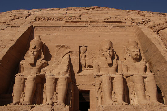 Abu Simbel, Egypt. The Great Temple of Ramesses II