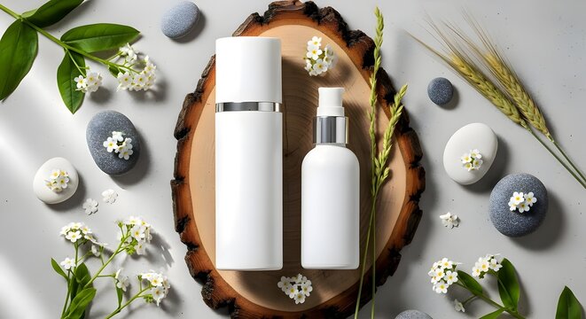 Botol spray untuk muka warna putih 