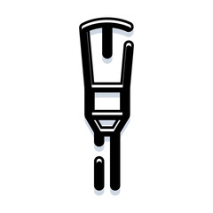 Naklejka premium Black outline marker pen icon with a drop of ink illustrates the concept of writing, drawing, creativity, and effective communication in a simple, minimalist style