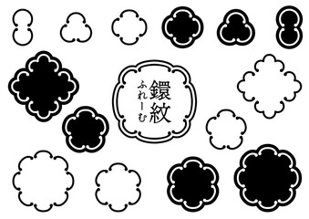 ベクター鐶紋フレームセット © Ameria