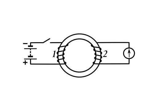 Mutual induction is the generation of an induced EMF in one electrical circuit when the current in another, adjacent circuit changes due to a change in the magnetic field created by the current.