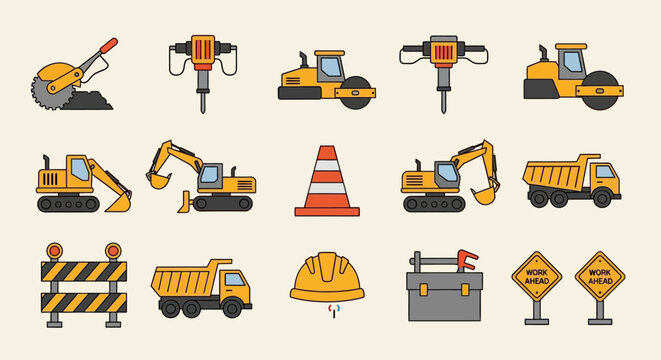 Construction Icons Set