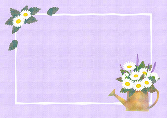 マーガレットのフレーム4 © ruriiro