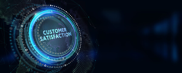 Customer service and care, patron protection, customer personalization. 3d illustration