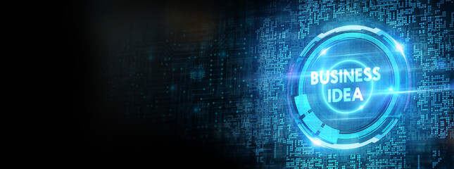 Business idea concept. Business, Technology, Internet and network concept. 3d illustration